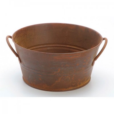 Planter Tub - Rusted - 7 x 3.5 inches   568175238